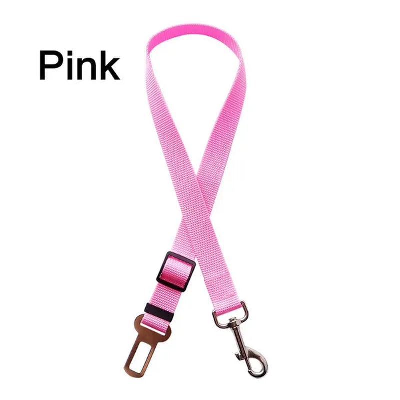 1PC/2PCS Car Seat Belt Pet Dog Leash Adjustable Leash Safety Travel Clip Puppy Collar Leash Pet Supplies Dog Accessories