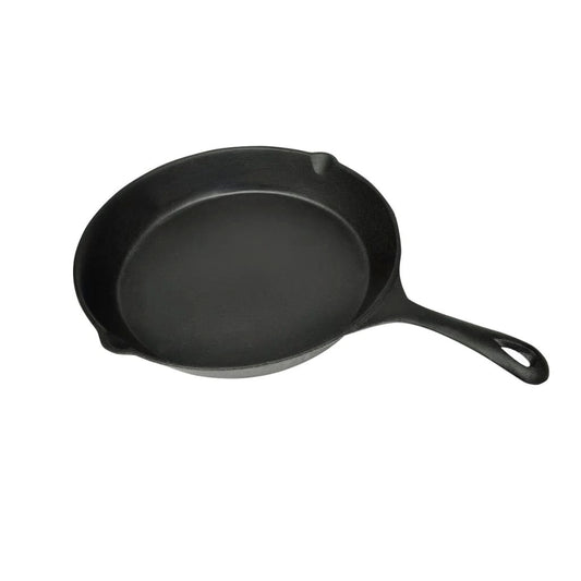 Grillstekepanne i støpejern 30 cm rund