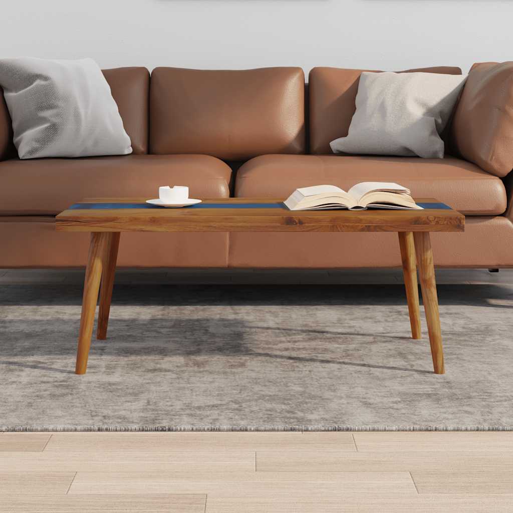 Salongbord Teak Harpiks 100x50x40 cm