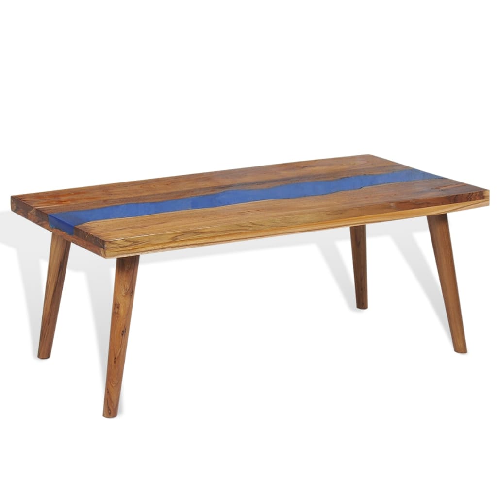 Salongbord Teak Harpiks 100x50x40 cm