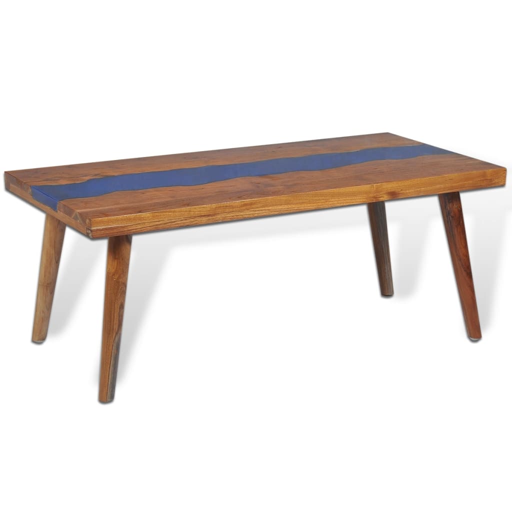 Salongbord Teak Harpiks 100x50x40 cm