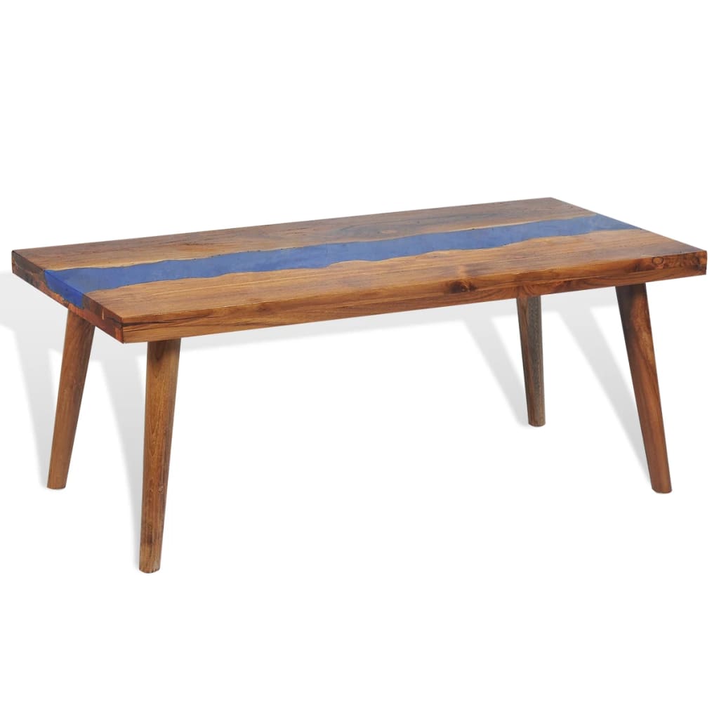 Salongbord Teak Harpiks 100x50x40 cm