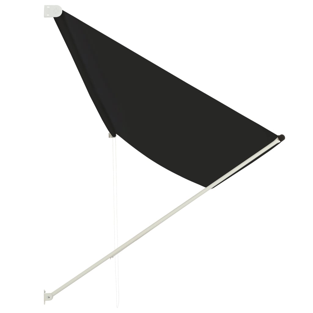 Uttrekkbar markise 400x150 cm antrasitt