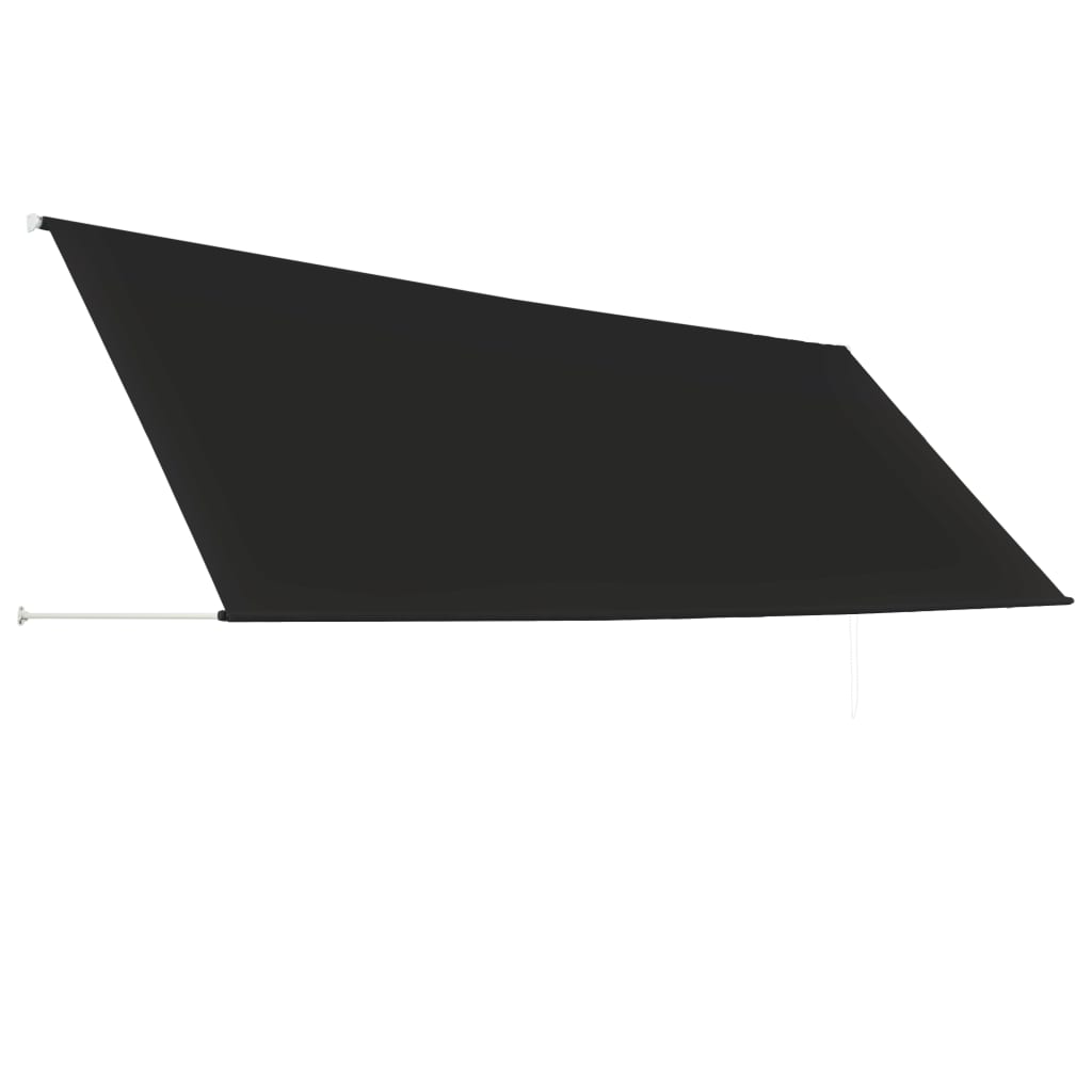 Uttrekkbar markise 400x150 cm antrasitt