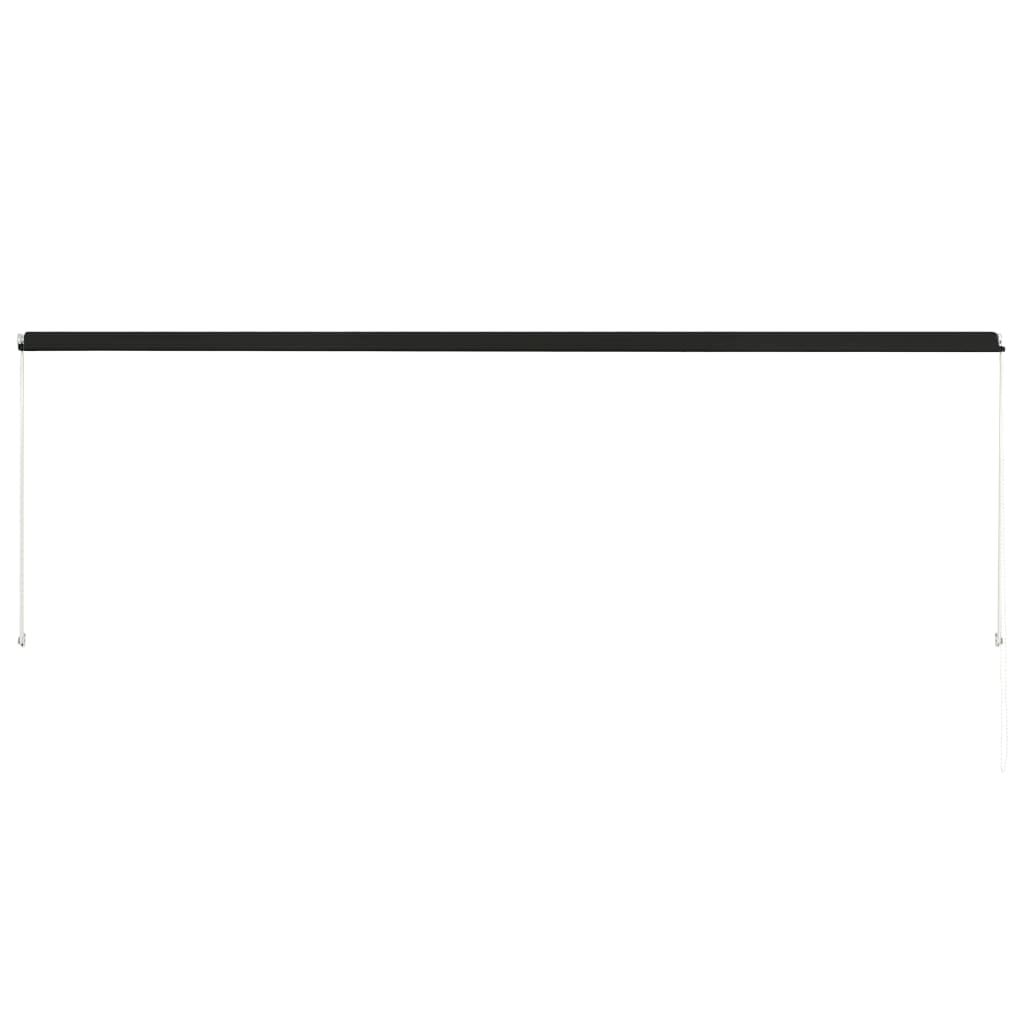 Uttrekkbar markise 400x150 cm antrasitt