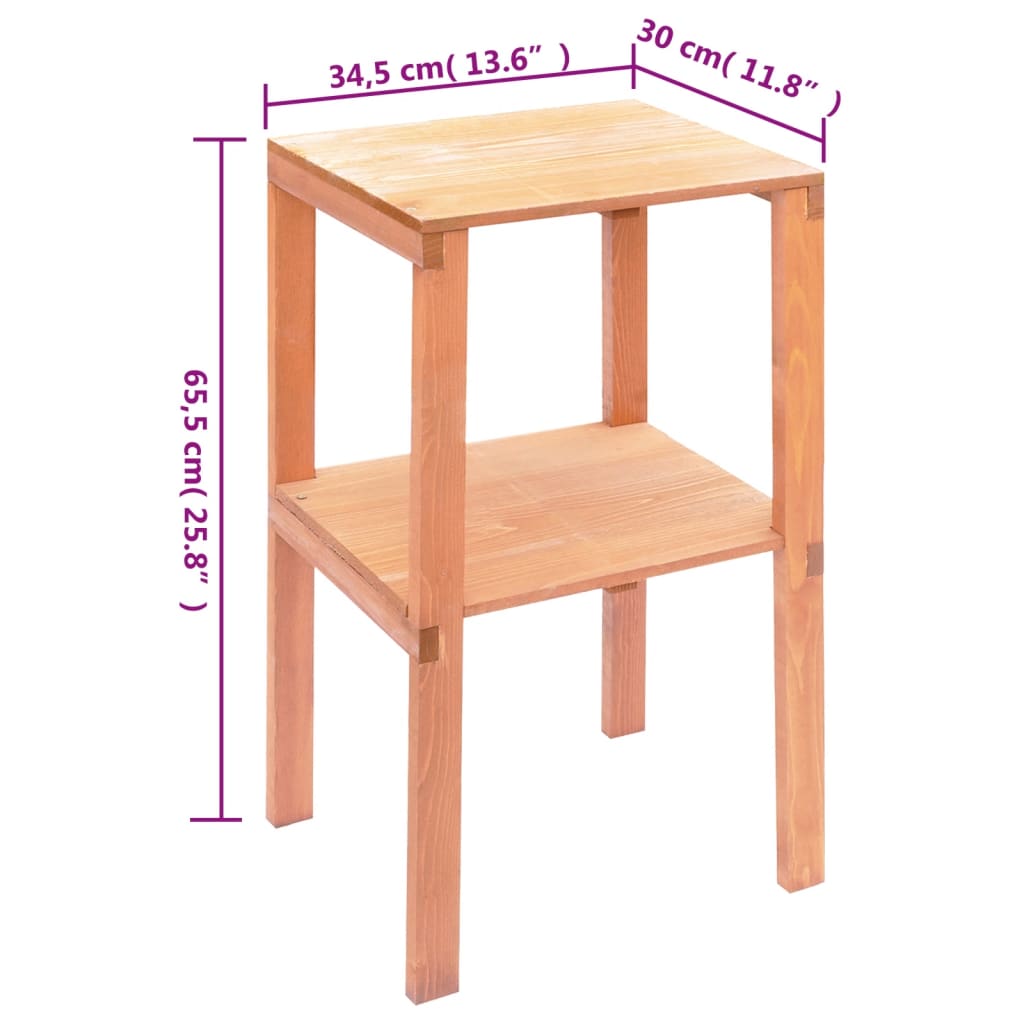 Hageskur av tre med stort oppbevaringsrom