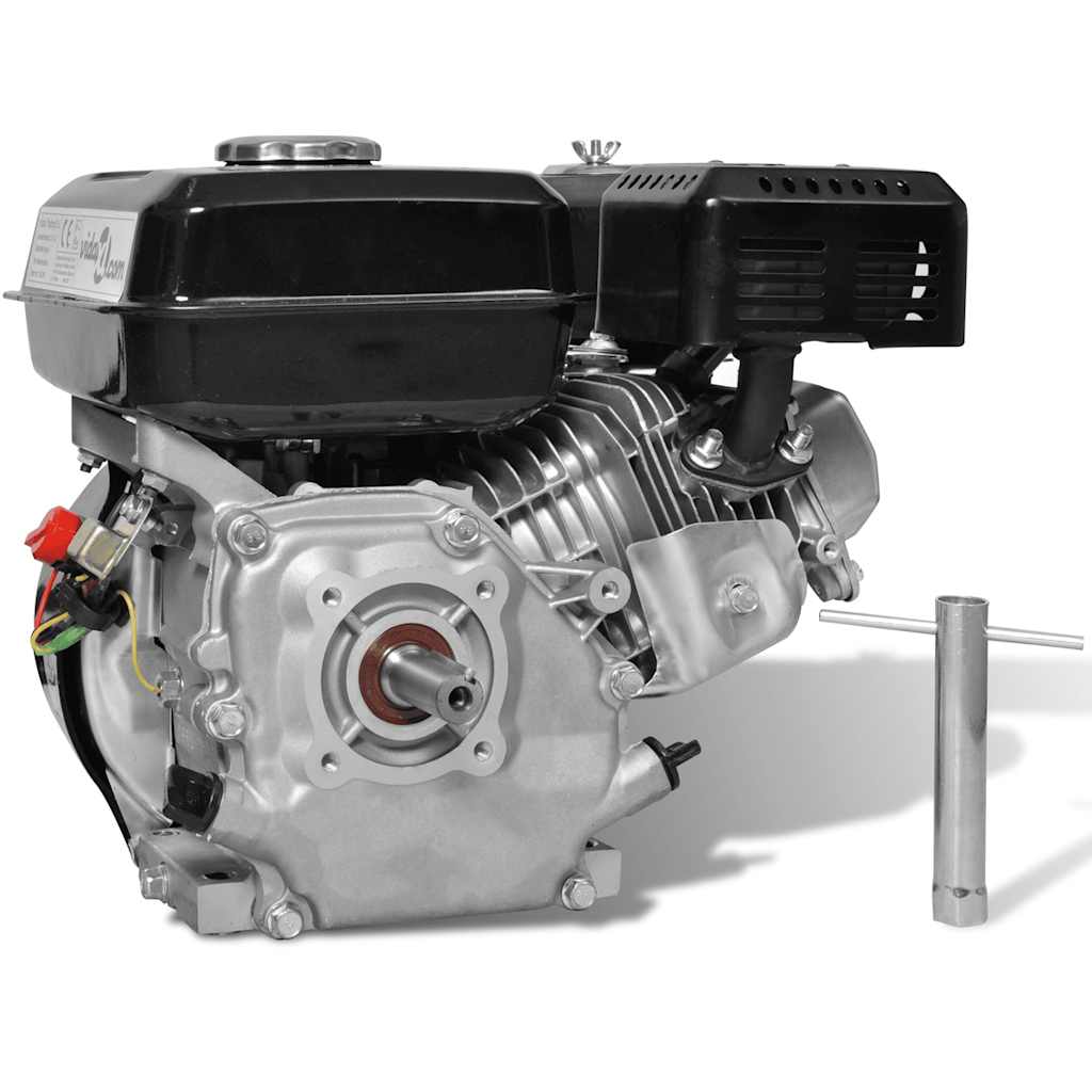Bensinmotor 6,5 HK 4,8 kW svart