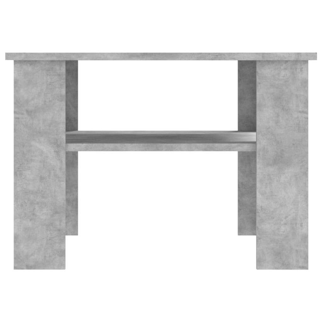 Salongbord betonggrå 60x60x42 cm konstruert tre