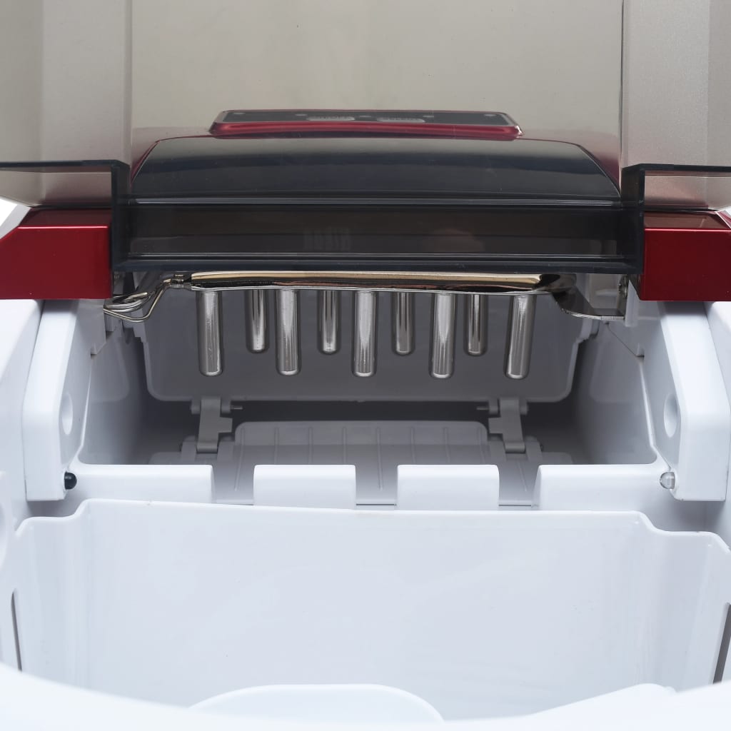 Isbitmaskin 2,4 L 15 kg / 24 t rød