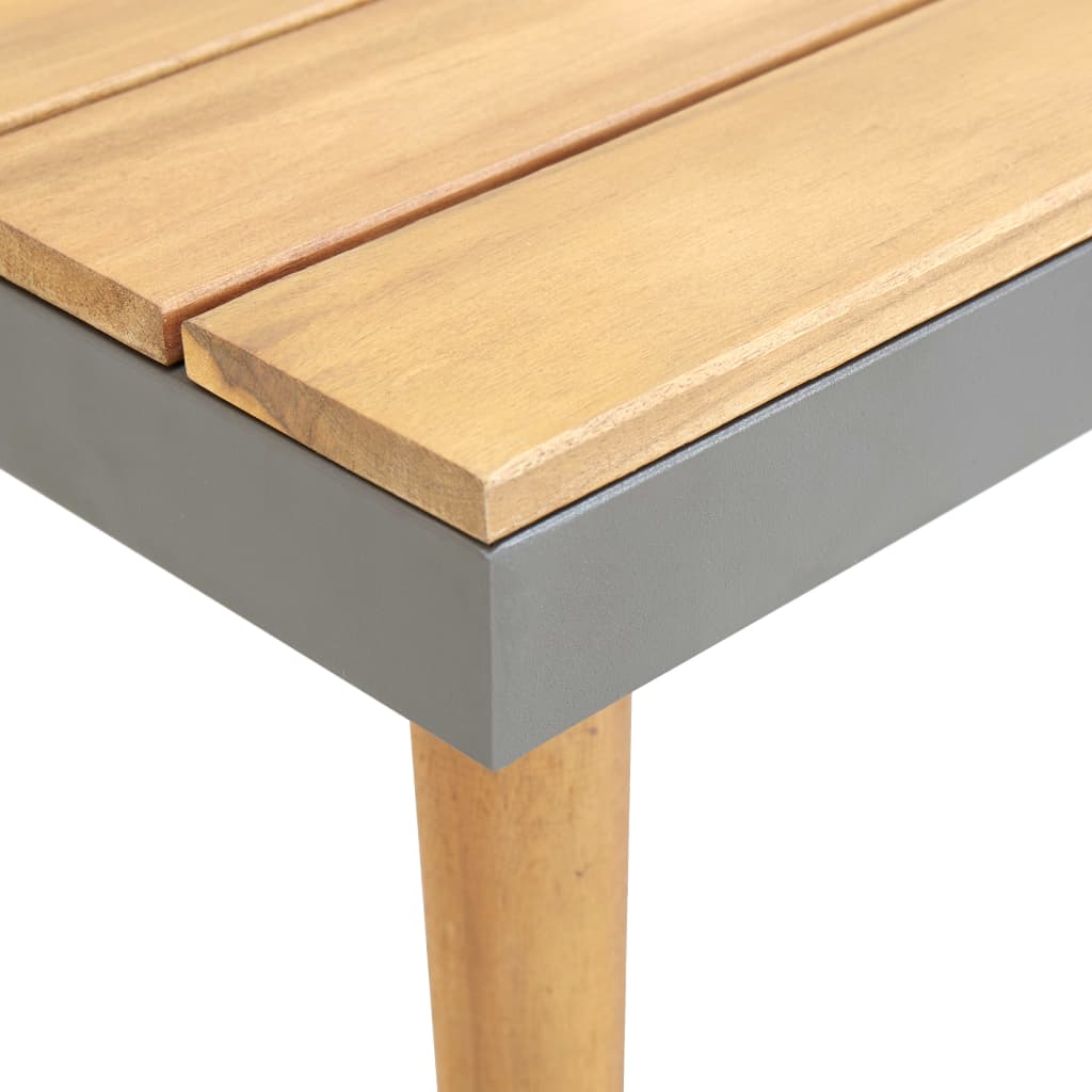 Hagesalongbord 60x60x31,5 cm heltre akasie