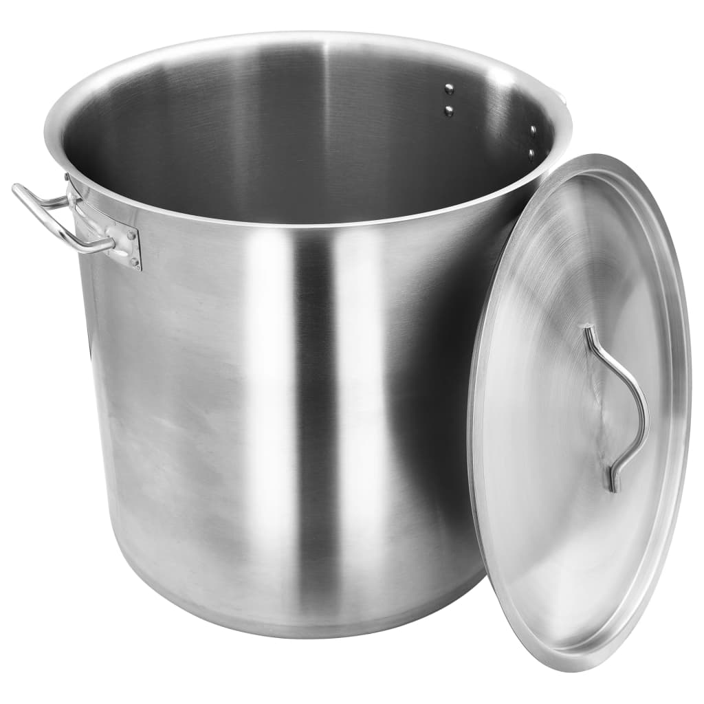 Gryte 50 L 40x40 cm rustfritt stål
