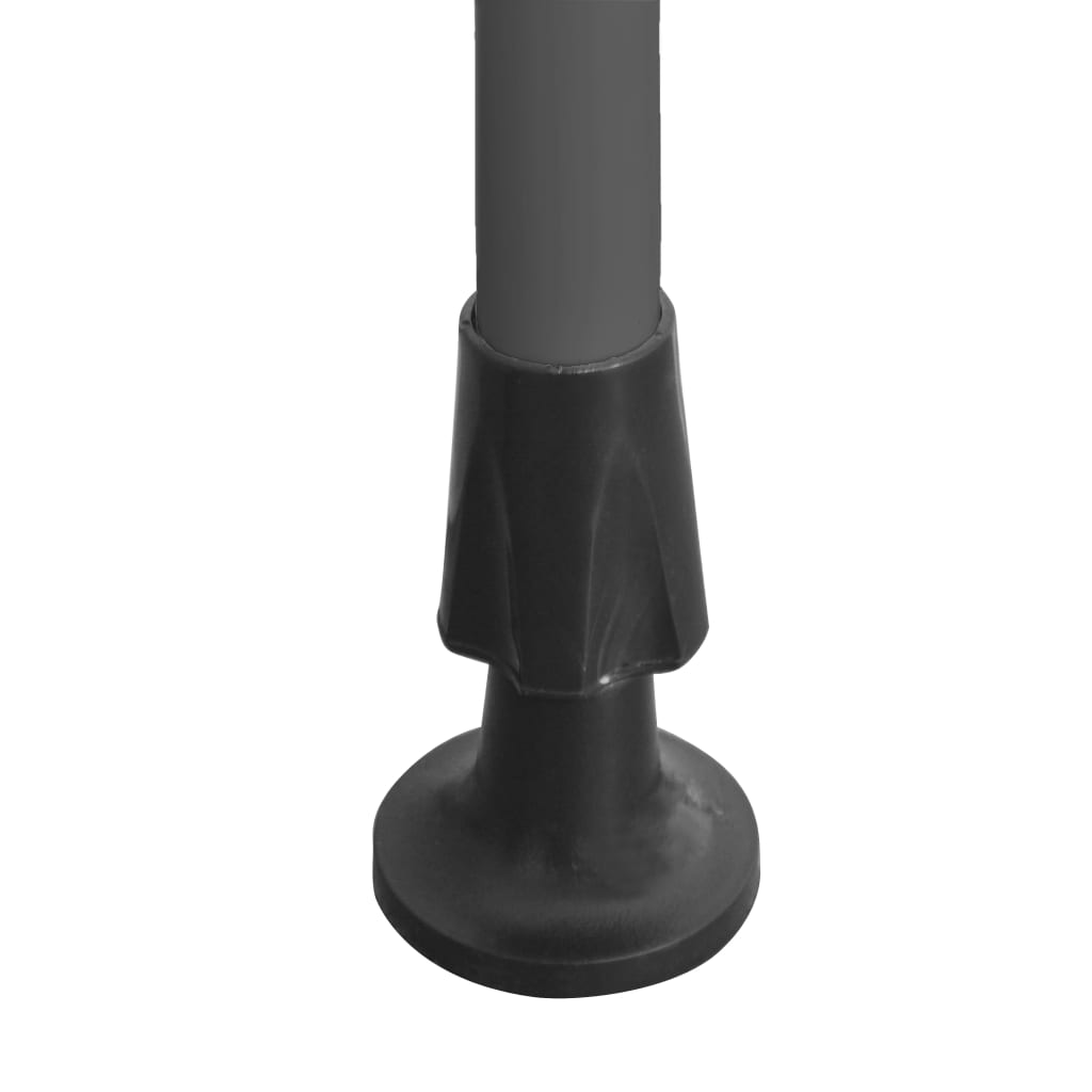 Manuell uttrekkbar markise med LED 350 cm oransje og brun