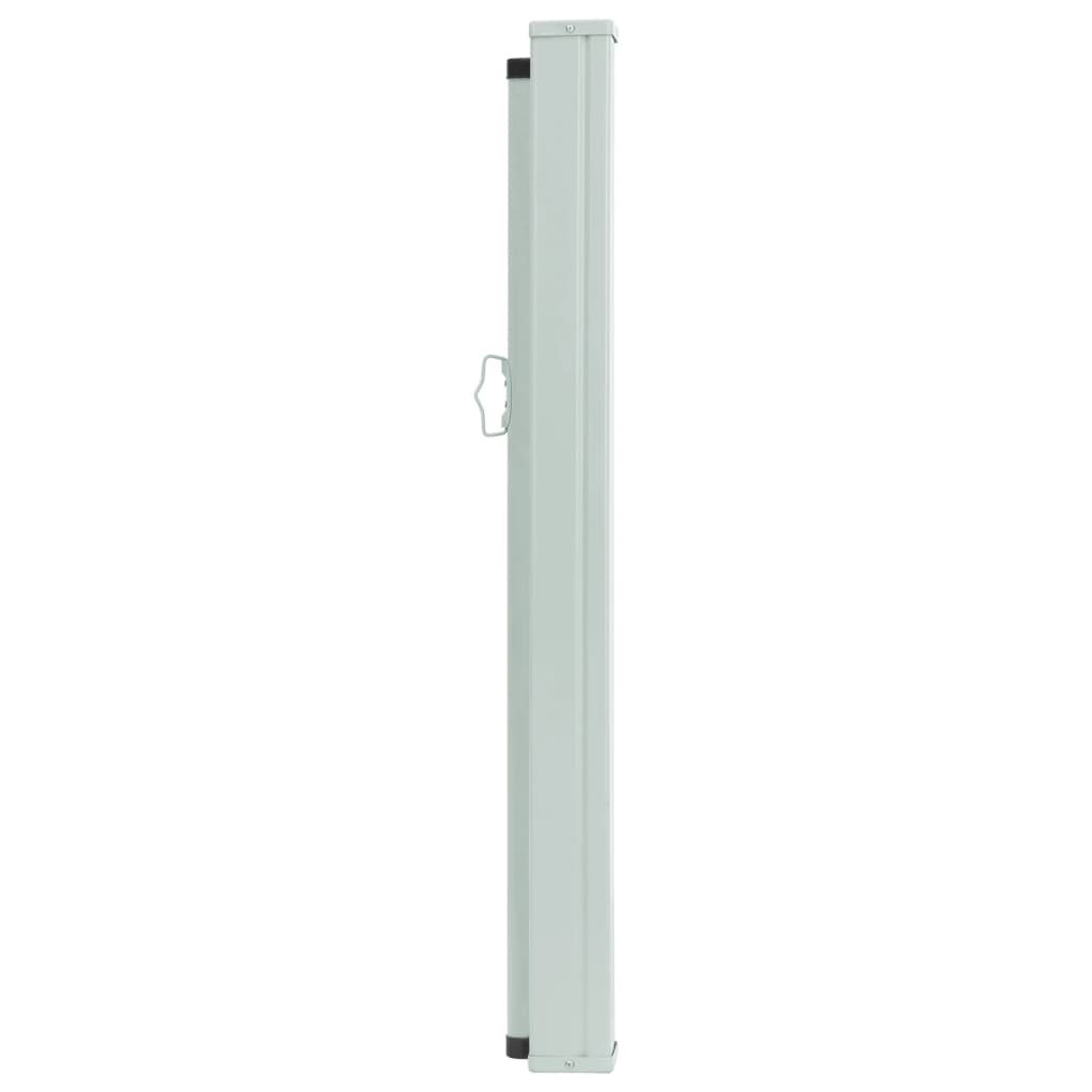 Uttrekkbar sidemarkise 100x300 cm kremhvit