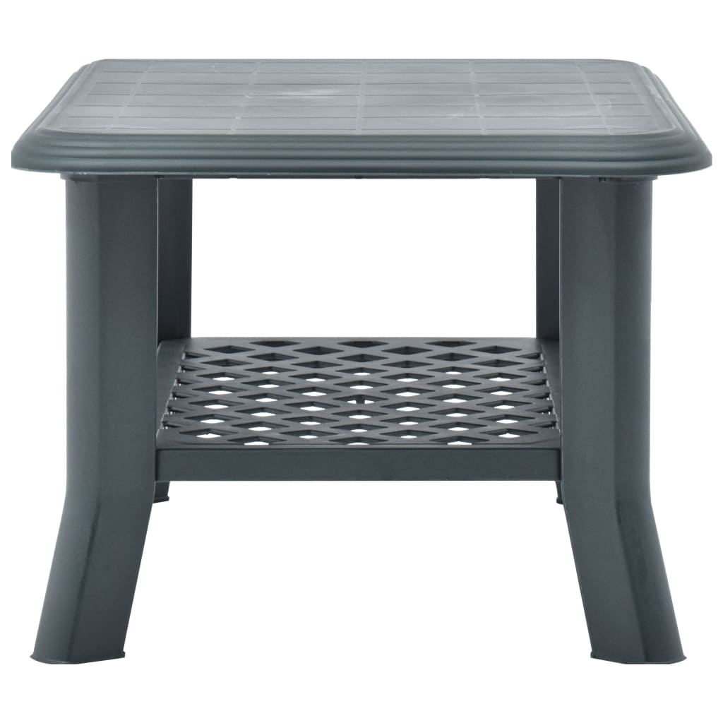 Salongbord grønn 90x60x46 cm plast