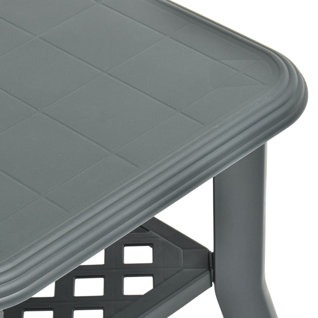 Salongbord grønn 90x60x46 cm plast
