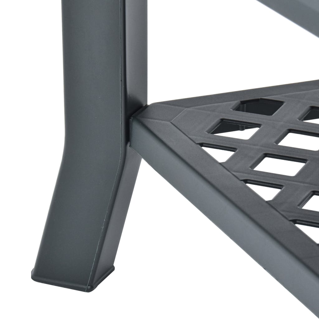 Salongbord grønn 90x60x46 cm plast