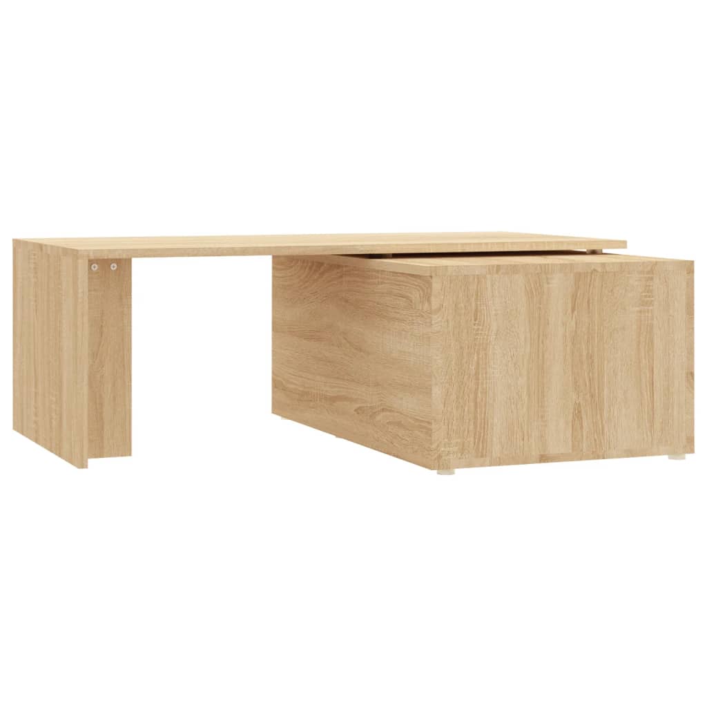 Salongbord sonoma eik 150x50x35 cm konstruert tre