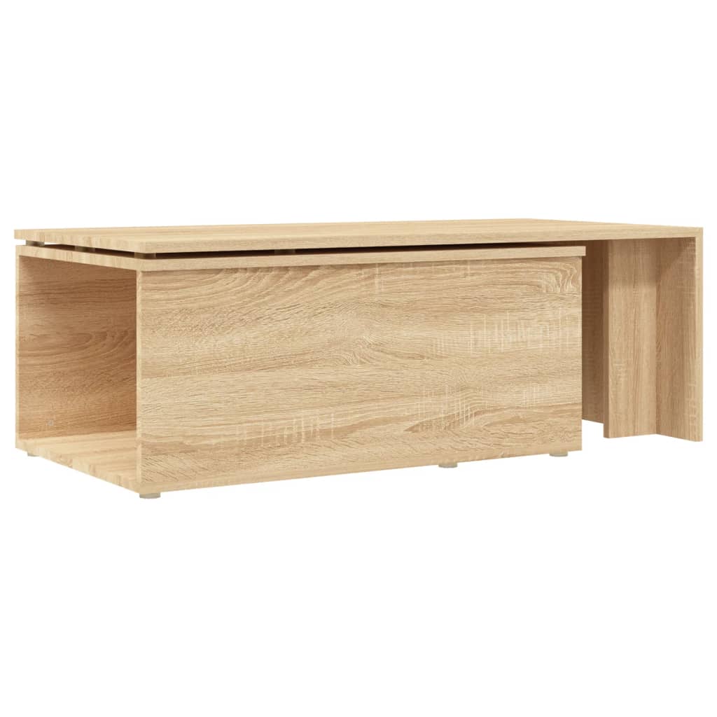 Salongbord sonoma eik 150x50x35 cm konstruert tre