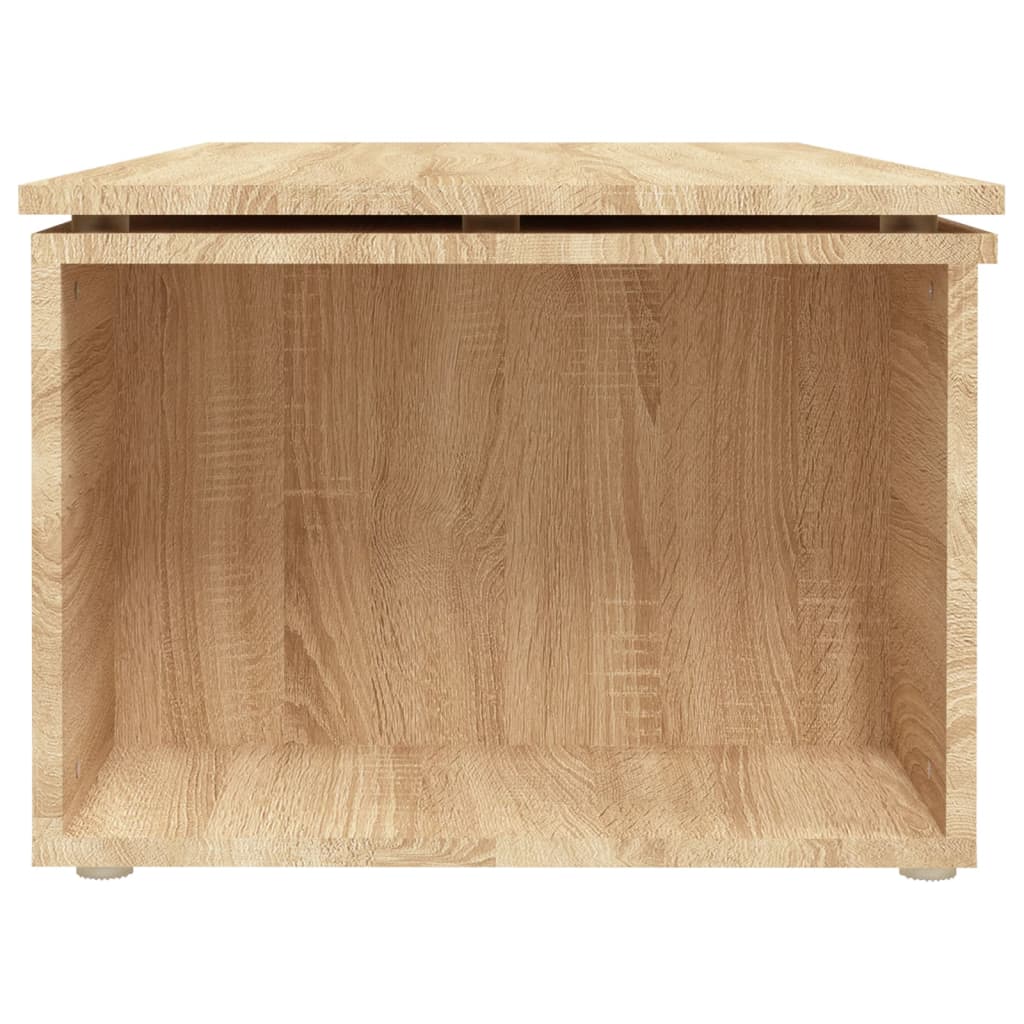 Salongbord sonoma eik 150x50x35 cm konstruert tre