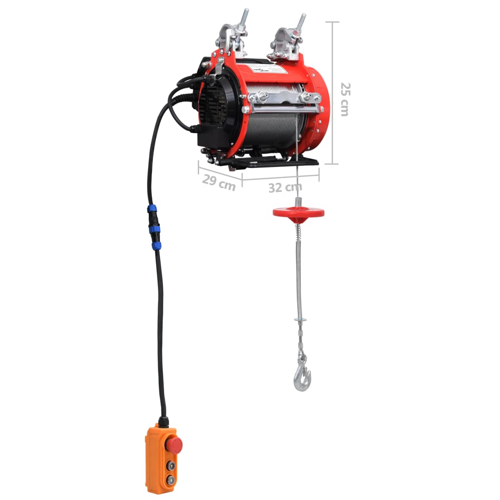 Elektrisk stillasvinsj 500 kg 230 V