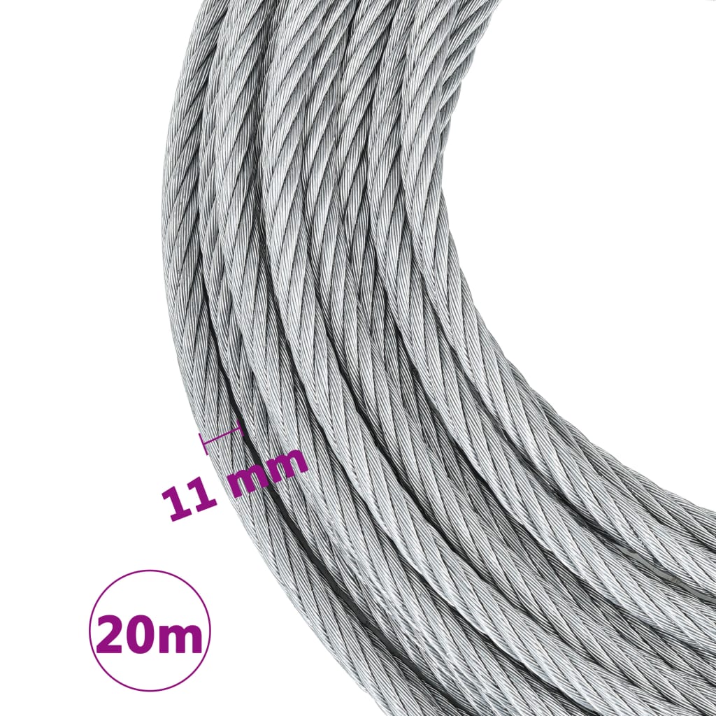 Trådkabel 1600 kg 20 m