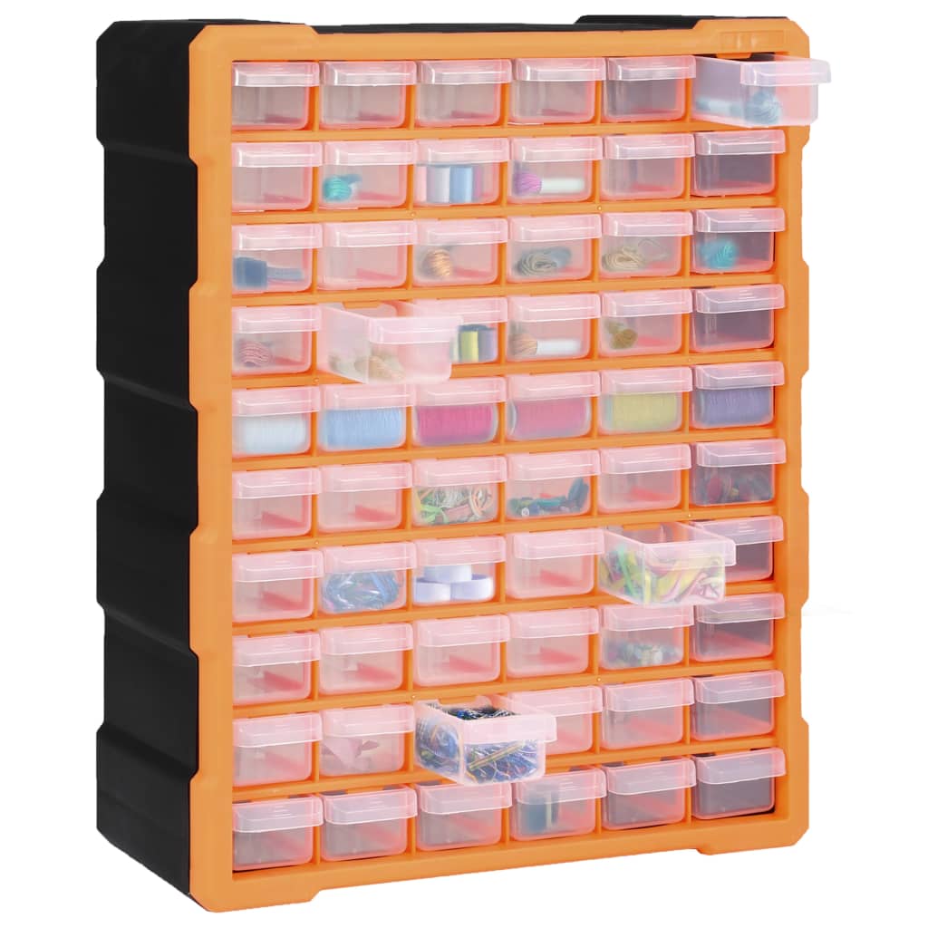 Sortimentskap med 60 skuffer 38x16x47,5 cm