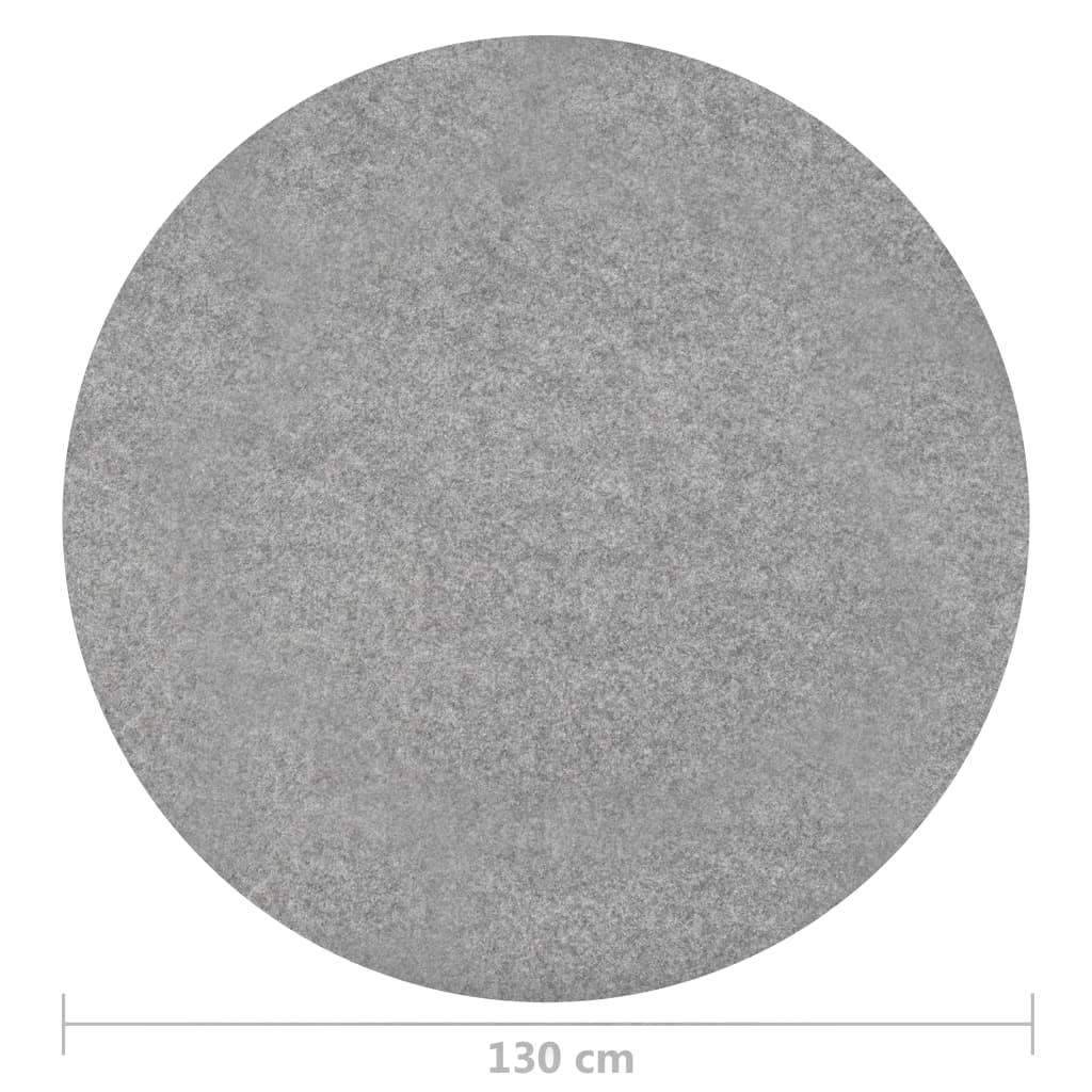 Kunstgress med knotter dia.130 cm grå rund