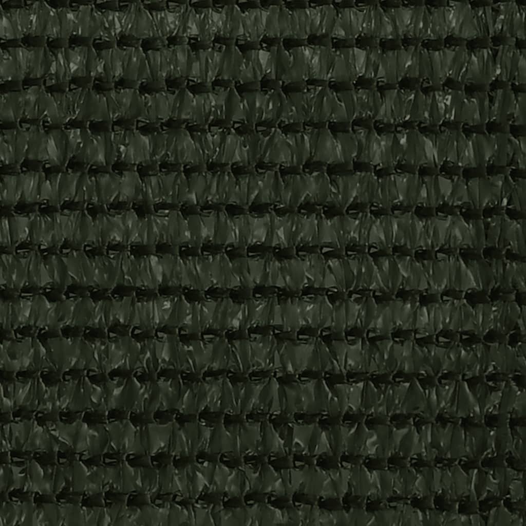 Balkongskjerm mørkegrønn 90x600 cm HDPE