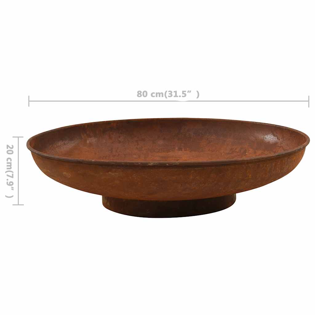 Bålfat 80 cm stål