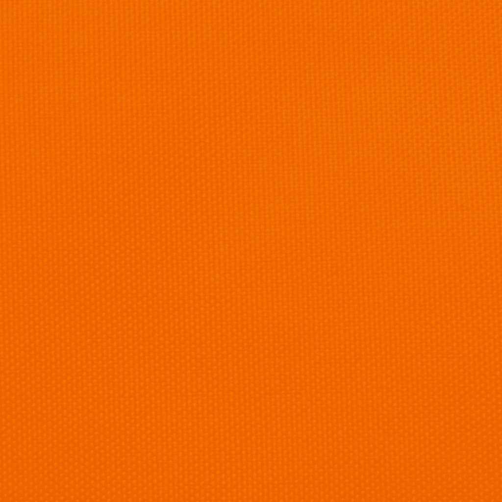 Solseil oxfordstoff rektangulær 4x6 m oransje