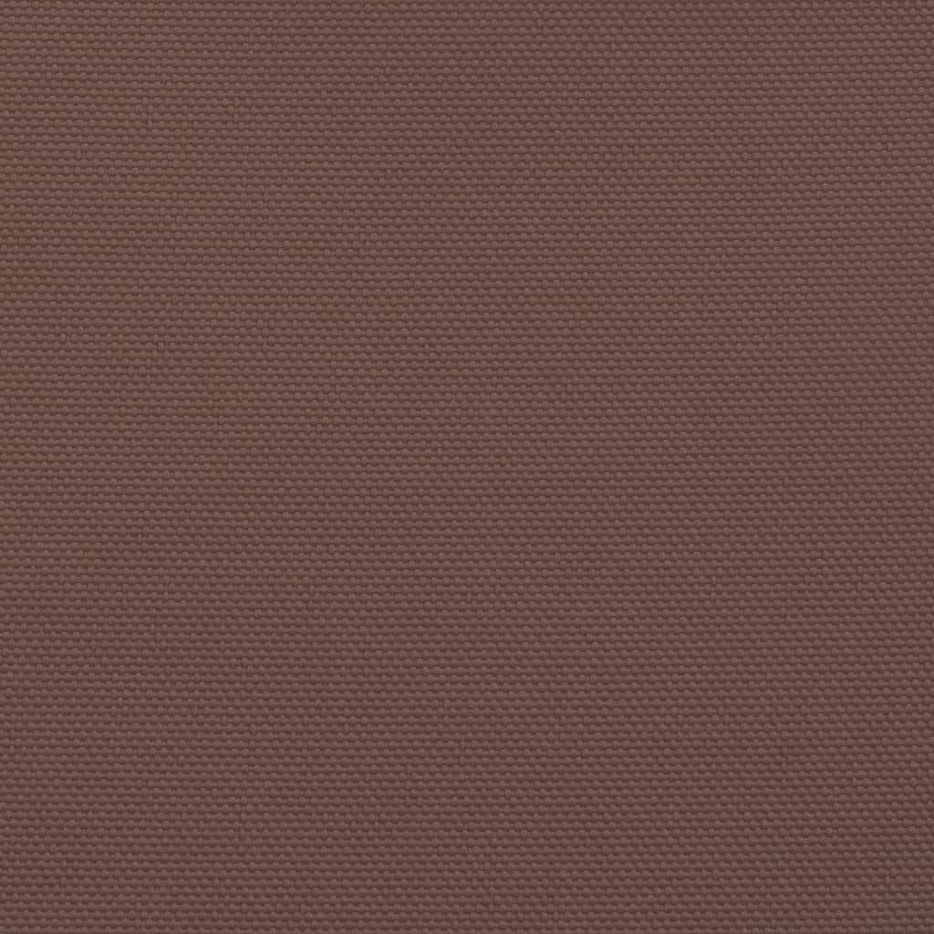 Solseil oxfordstoff rektangulær 2,5x4 m brun