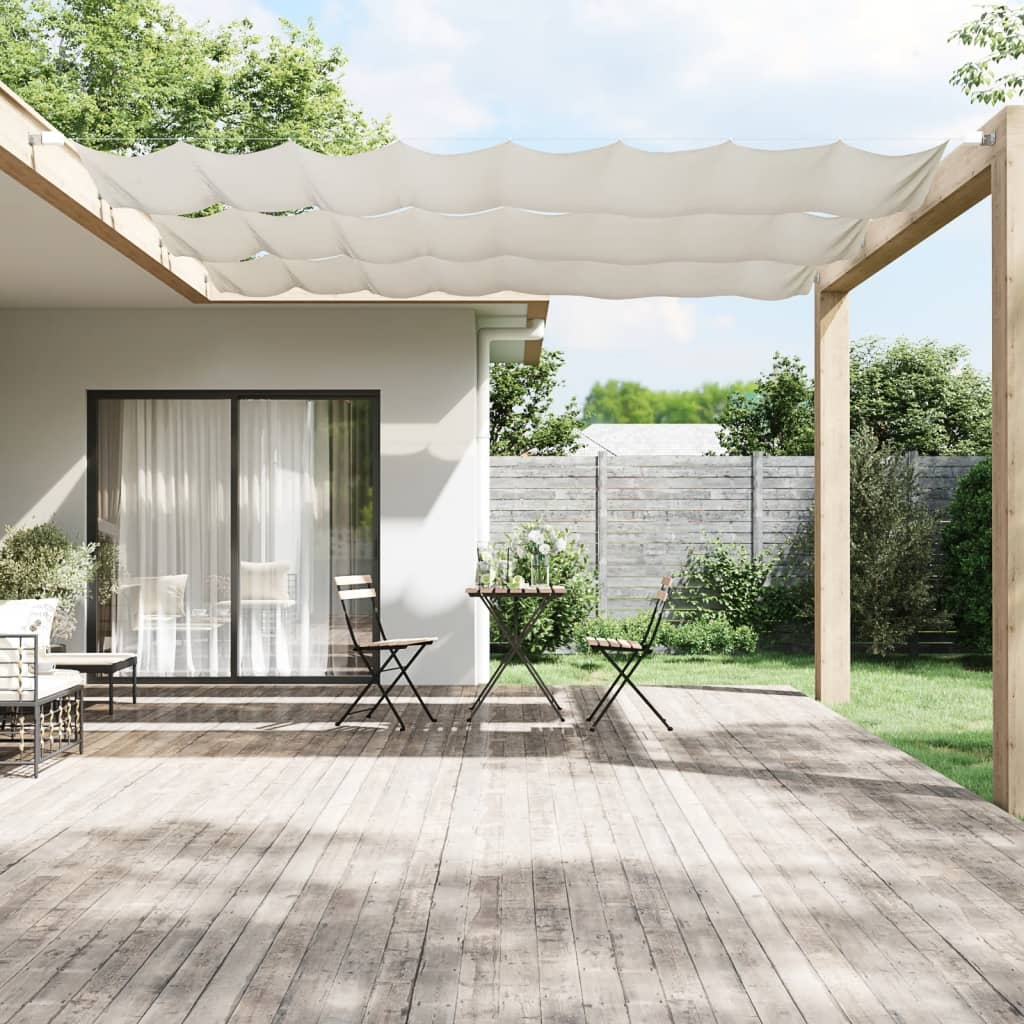 Vertikal markise hvit 60x360 cm oxfordstoff