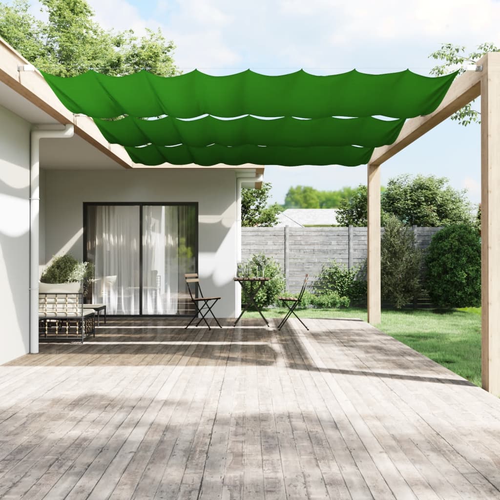 Vertikal markise lysegrønn 200x420 cm oxfordstoff