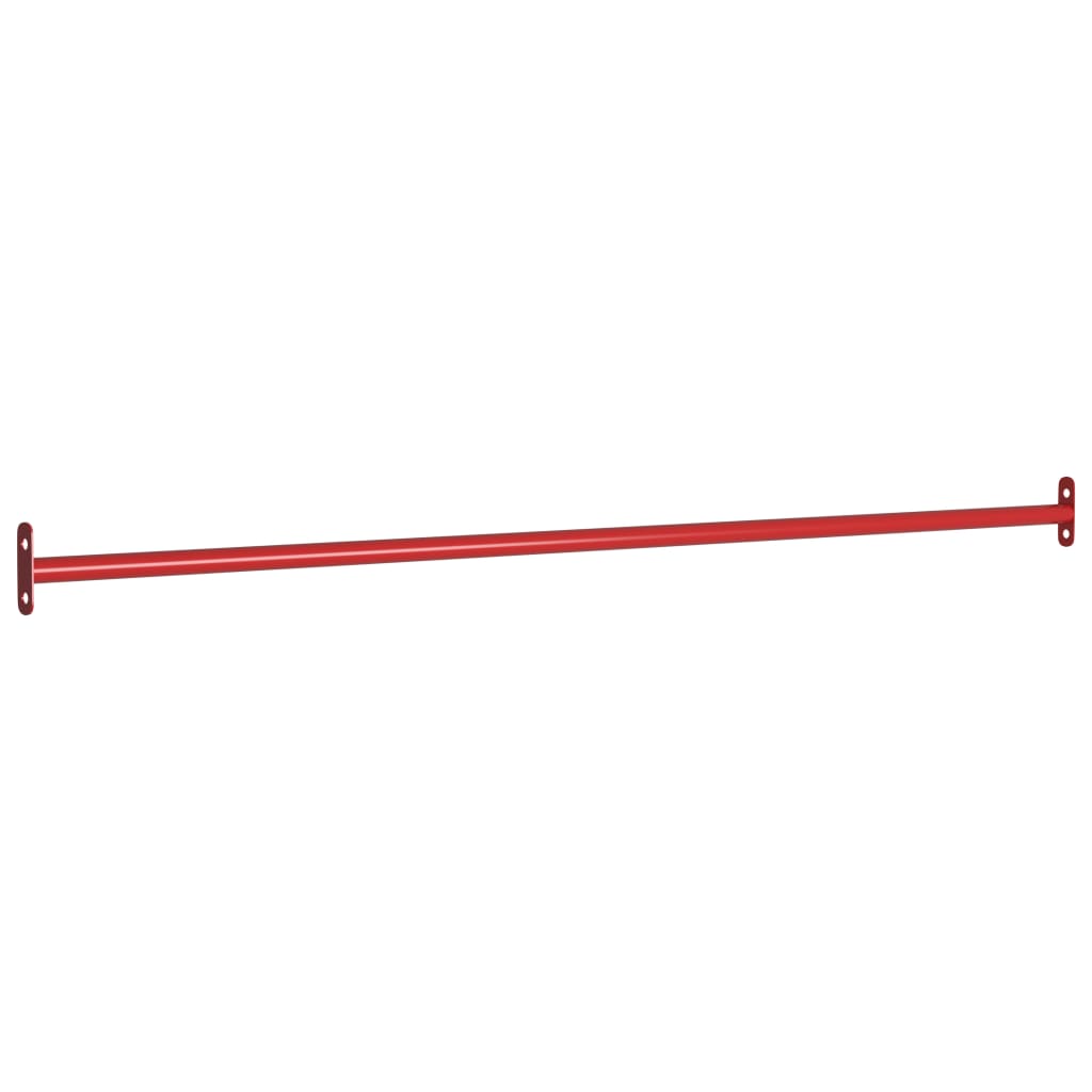 Svingstang 125 cm stål rød