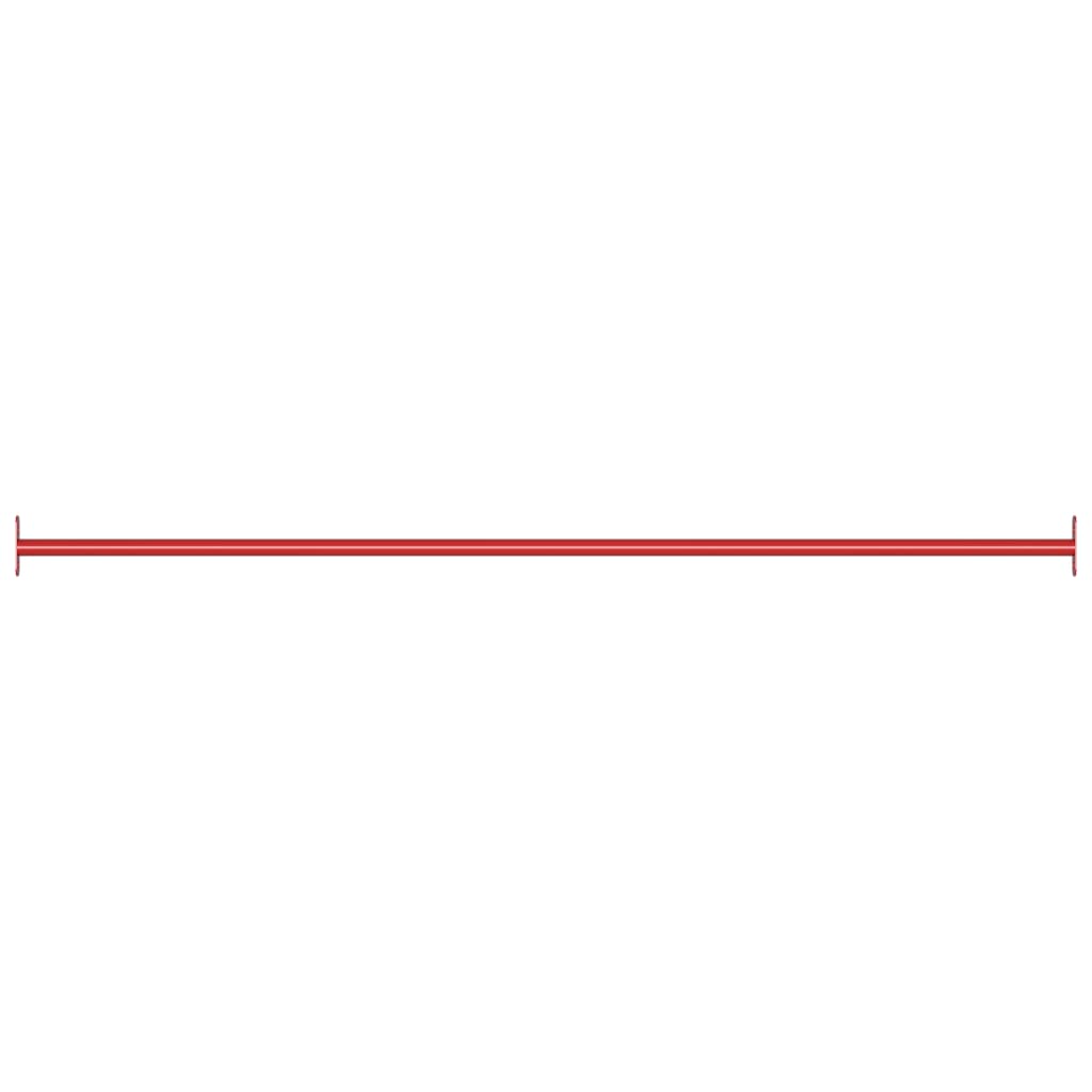 Svingstang 125 cm stål rød