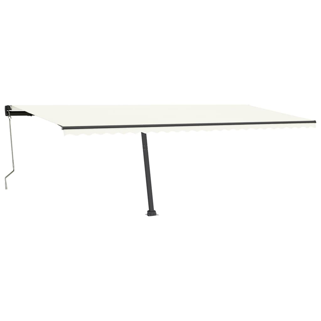 Markisestolpesett antrasitt 600x245 cm jern
