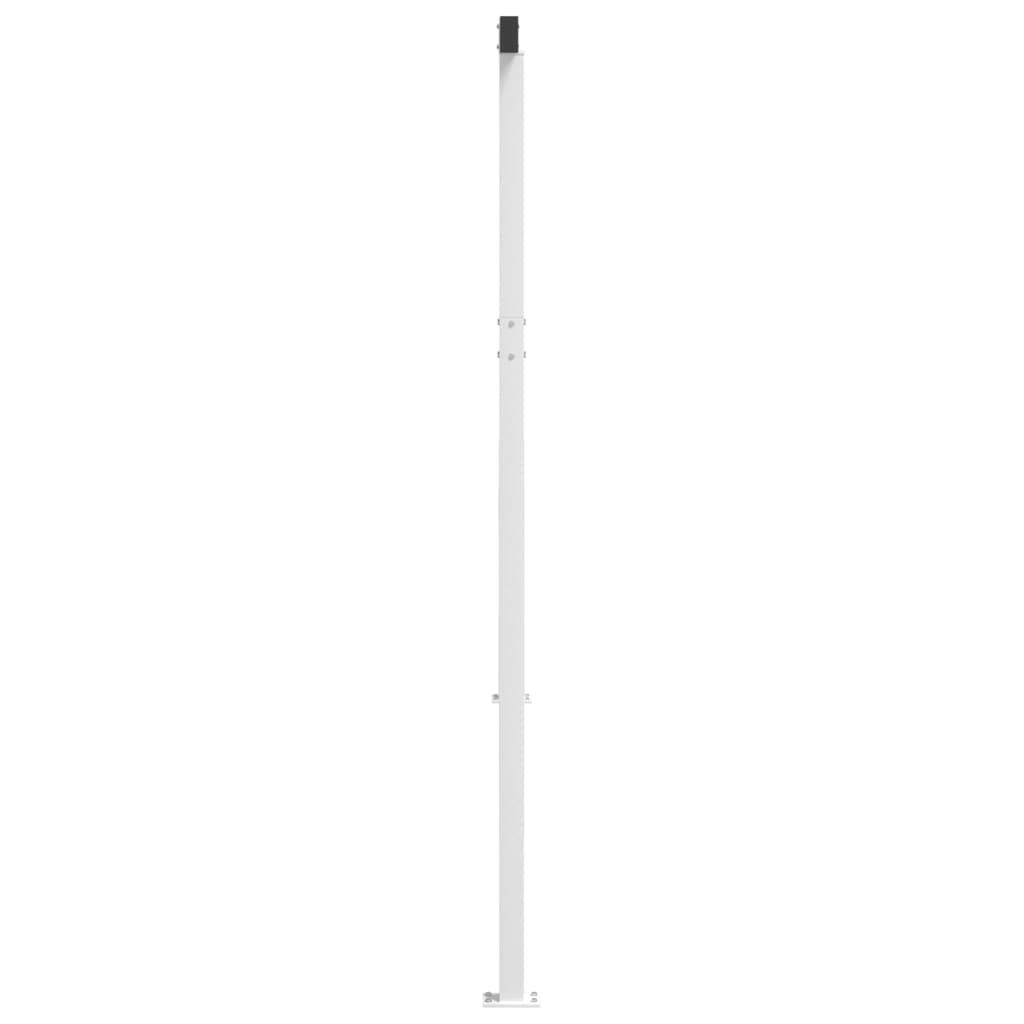 Markisestolpesett hvit 450x245 cm jern