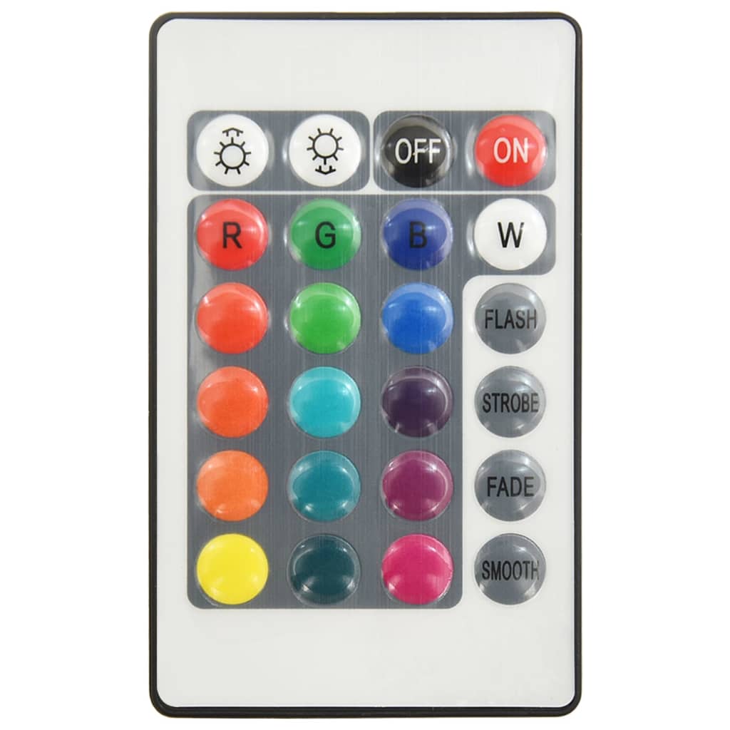 LED-nattbord høyglans svart 45x35x67 cm konstruert tre