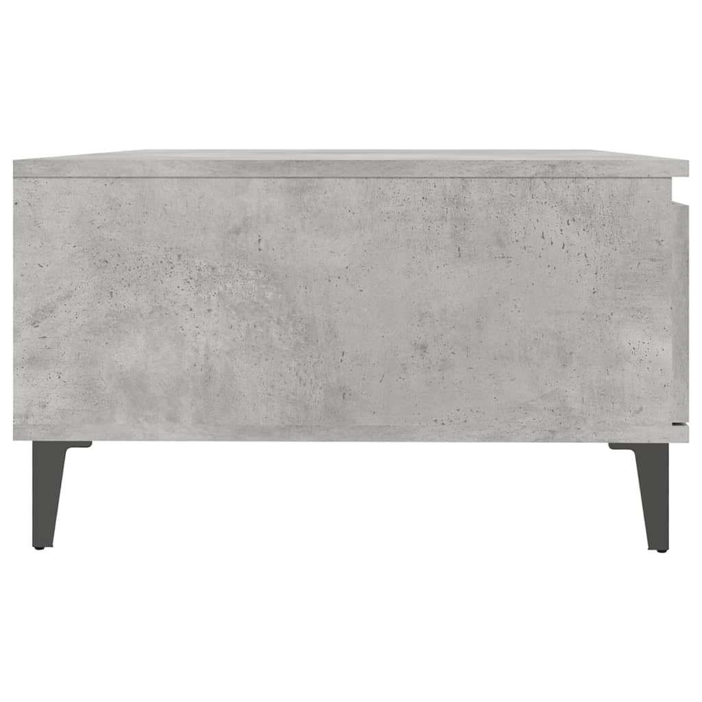Salongbord betonggrå 90x60x35 cm konstruert tre