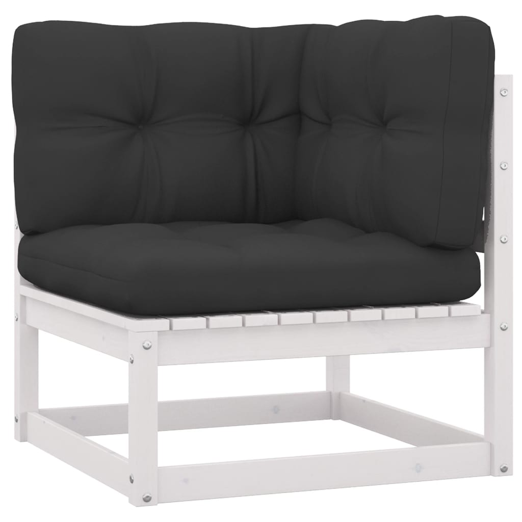 Hagesofagruppe med puter 4 deler heltre furu