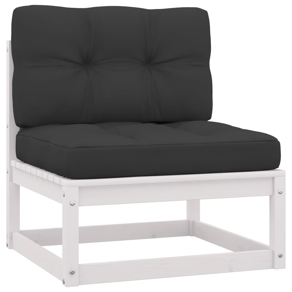 Hagesofagruppe med puter 4 deler heltre furu