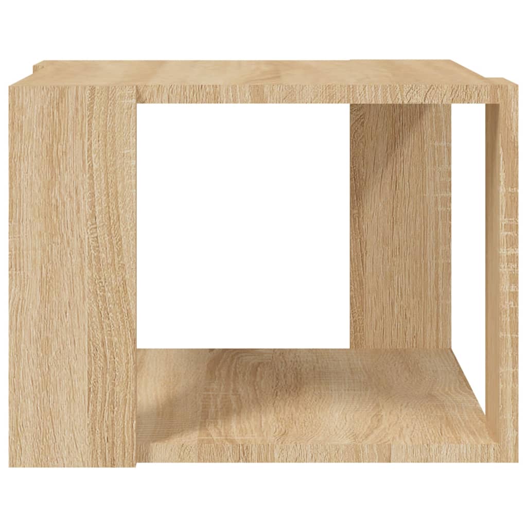 Salongbord sonoma eik 40x40x30 cm konstruert tre