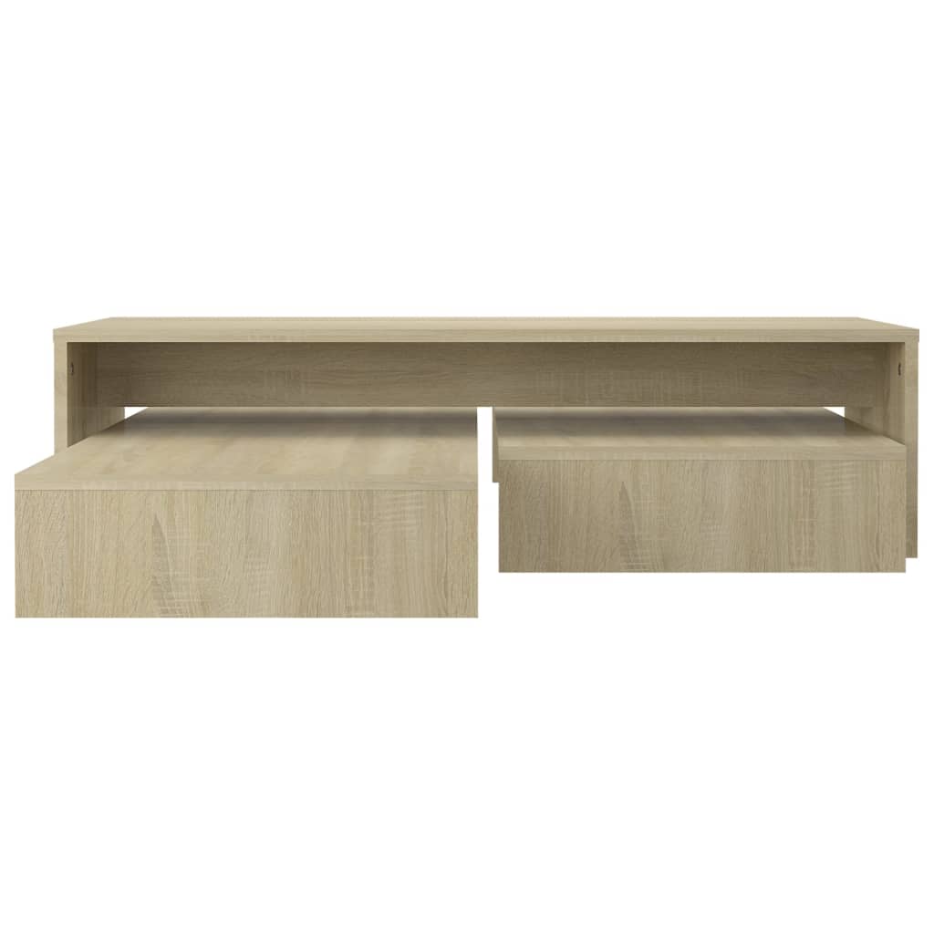 Stablebart bordsett sonoma eik 100x100x26,5 cm konstruert tre