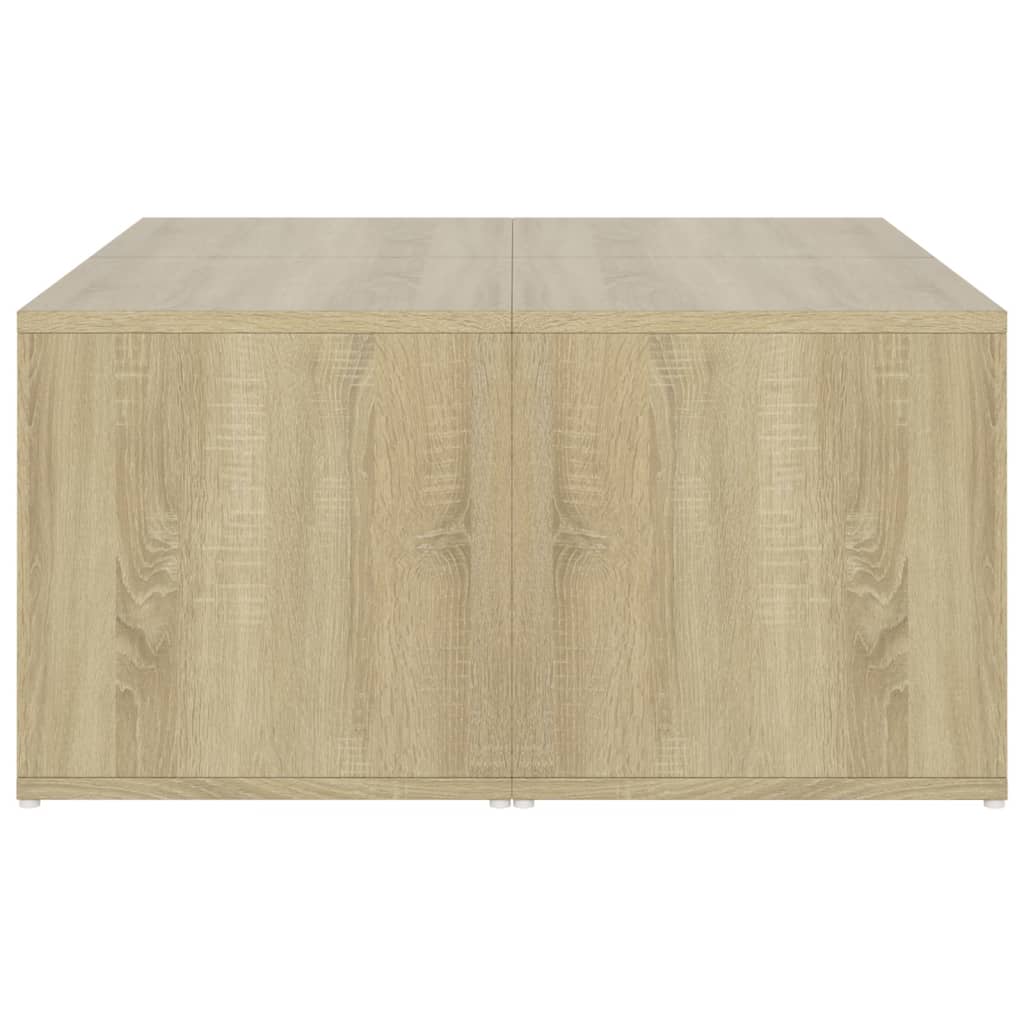 Salongbord 4 stk sonoma eik 33x33x33 cm konstruert tre