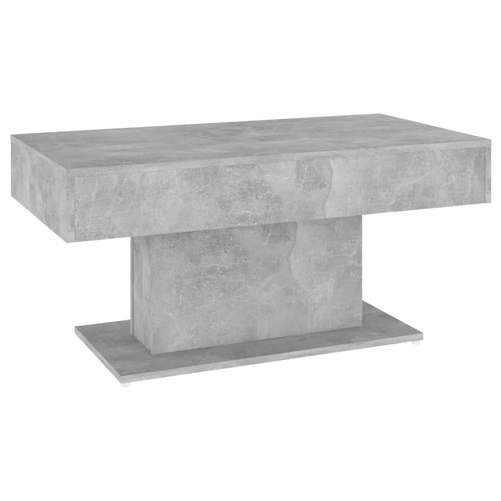 Salongbord betonggrå 96x50x45 cm konstruert tre