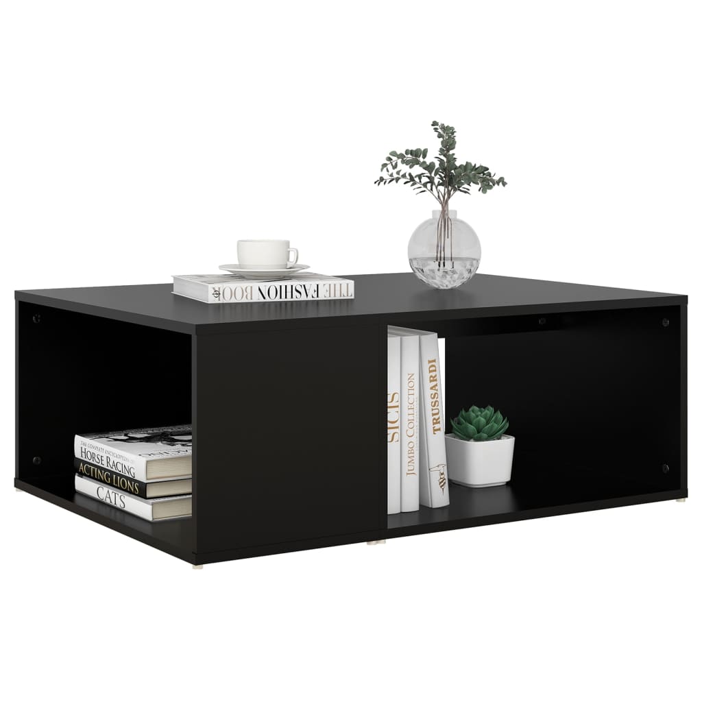 Salongbord svart 90x67x33 cm konstruert tre