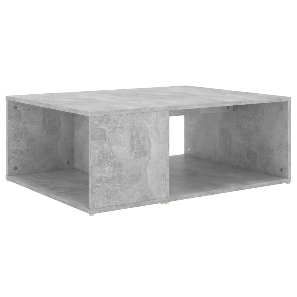 Salongbord betonggrå 90x67x33 cm konstruert tre