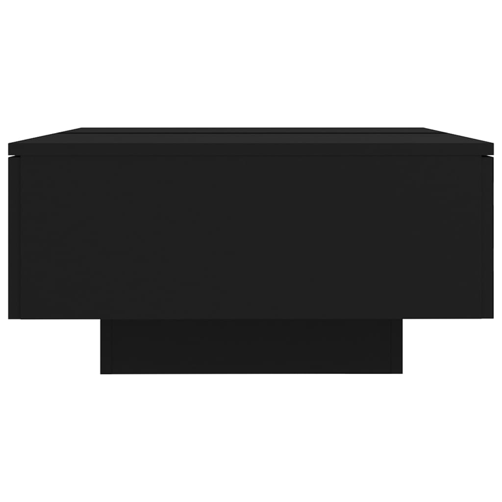Salongbord svart 90x60x31 cm konstruert tre