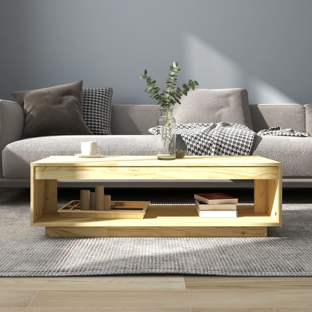 Salongbord 110x50x33,5 cm heltre furu