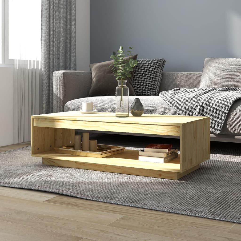 Salongbord 110x50x33,5 cm heltre furu